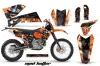 KTM C4 SX Dirt Bike Custom Graphic Kit - 2005-2006