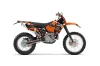 KTM C4 SX Dirt Bike Graphic Kit - 2005-2006 Mad Hatter Orange