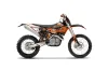 KTM C5 SX / SX-F 125 / 525 Dirt Bike Graphic Kit - 2007-2010 Carbon X Orange