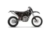 KTM C5 SX / SX-F 125 / 525 Dirt Bike Graphic Kit - 2007-2010 Reaper Black