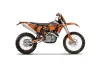 KTM C5 SX / SX-F 125 / 525 Dirt Bike Graphic Kit - 2007-2010 T Bomber Orange