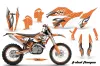 KTM C5 WCFW 250 Dirt Bike Custom Graphic Kit - 2011