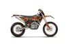 KTM C5 WCFW 250 Dirt Bike Graphic Kit - 2011 Firestorm Black