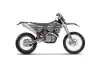 KTM C5 XC 125 / 525 Dirt Bike Graphic Kit - 2008-2010 Skull Camo Black