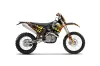 KTM C5 XCW 200/ 250 / 300 Dirt Bike Graphic Kit - 2011 Motorhead Black