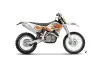 KTM C5 XCW 200/ 250 / 300 Dirt Bike Graphic Kit - 2011 Tribal Flames Orange
