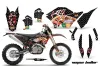 KTM C5 XCW 200/ 250 / 300 Dirt Bike Graphic Kit - 2011 Vegas Baller Black