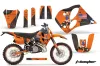 KTM C6 EXC 2 Stroke Dirt Bike Custom Graphic Kit - 1993-1997