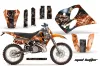 KTM C6 EXC 2 Stroke Dirt Bike Custom Graphic Kit - 1993-1997