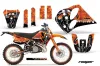 KTM C6 SX 2 Stroke Dirt Bike Graphic Kit - 1993-1997 Reaper Orange