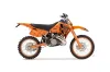 KTM C6 SX 2 Stroke Dirt Bike Graphic Kit - 1993-1997 Silver Star - Reloaded Orange