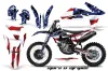 KTM C7 XC Dirt Bike Graphic Kit - 2012-2013 Stars and Stripes Red White & Blue