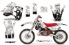 KTM C8 MXC / EXC 300 Dirt Bike Graphic Kit - 1990-1992 Reaper White