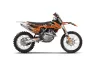 KTM C9 SX / SX-F / XC / XC-F Dirt Bike Graphic Kit - 2013-2015 Carbon X Orange