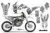 KTM C9 SX / SX-F / XC / XC-F Dirt Bike Graphic Kit - 2013-2015 Deaden White
