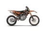 KTM C9 SX / SX-F / XC / XC-F Dirt Bike Graphic Kit - 2013-2015 Mad Hatter Orange