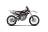 KTM C9 SX / SX-F / XC / XC-F Dirt Bike Graphic Kit - 2013-2015 Mad Hatter White