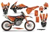 KTM C9 SX / SX-F / XC / XC-F Dirt Bike Graphic Kit - 2013-2015 Reaper Orange
