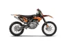 KTM C9 SX / SX-F / XC / XC-F Dirt Bike Graphic Kit - 2013-2015 Tribal Flames Orange