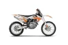 KTM C9 SX / SX-F / XC / XC-F Dirt Bike Graphic Kit - 2013-2015 Tribal Flames White