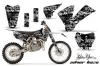 KTM SX 105 Dirt Bike Graphic Kit - 2004-2005 Silver Star - Silverhaze White