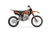 KTM SX 105 Dirt Bike Graphic Kit - 2006-2012 Mad Hatter Black