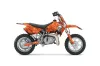 KTM SX 50 Adventure Jr / Sr Dirt Bike Graphic Kit - 2002-2008 Bone Collector Orange