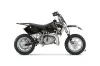 KTM SX 50 Adventure Jr / Sr Dirt Bike Graphic Kit - 2002-2008 Checkered Skull Black