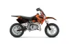 KTM SX 50 Adventure Jr / Sr Dirt Bike Graphic Kit - 2002-2008 Silver Star - Reloaded Orange