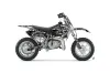 KTM SX 50 Adventure Jr / Sr Dirt Bike Graphic Kit - 2002-2008 Silver Star - Silverhaze White