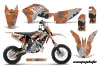 KTM SX 50 Adventure Jr / Sr Dirt Bike Graphic Kit - 2009-2015 Camoplate Orange