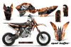 KTM SX 50 Adventure Jr / Sr Dirt Bike Graphic Kit - 2009-2015 Mad Hatter Orange