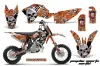 KTM SX 50 Adventure Jr / Sr Dirt Bike Graphic Kit - 2009-2015 Psycho Sports Cartel Orange