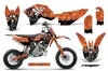 KTM SX 50 Adventure Jr / Sr Dirt Bike Graphic Kit - 2009-2015 Reaper Orange