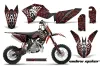 KTM SX 50 Adventure Jr / Sr Dirt Bike Graphic Kit - 2009-2015 Widow Maker Red