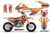 KTM SX 50 Adventure Jr / Sr Dirt Bike Graphic Kit - 2016-2018 Contender Orange