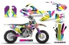 KTM SX 50 Adventure Jr / Sr Dirt Bike Graphic Kit - 2016-2018 Flashback