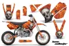 KTM SX 65 Dirt Bike Custom Graphic Kit - 2002-2008