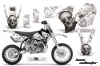KTM SX 65 Dirt Bike Graphic Kit - 2002-2008 Bone Collector White