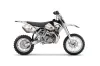 KTM SX 65 Dirt Bike Graphic Kit - 2002-2008 Bone Collector White