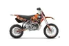 KTM SX 65 Dirt Bike Graphic Kit - 2002-2008 Mad Hatter Black
