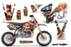 KTM SX 65 Dirt Bike Graphic Kit - 2002-2008 Mad Hatter White