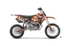 KTM SX 65 Dirt Bike Graphic Kit - 2002-2008 Mad Hatter White