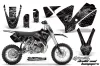 KTM SX 65 Dirt Bike Graphic Kit - 2002-2008 Skulls and Hammers Silver