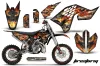 KTM SX 65 Dirt Bike Graphic Kit - 2009-2015 Firestorm Black