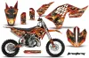 KTM SX 65 Dirt Bike Graphic Kit - 2009-2015 Firestorm Red