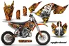 KTM SX 65 Dirt Bike Graphic Kit - 2009-2015 Motorhead Orange