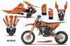 KTM SX 65 Dirt Bike Graphic Kit - 2016-2023 Reaper Orange