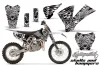 KTM SX 85 Dirt Bike Graphic Kit - 2004-2005 Skulls and Hammers White