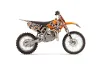 KTM SX 85 Dirt Bike Graphic Kit - 2004-2005 Urban Camo Orange